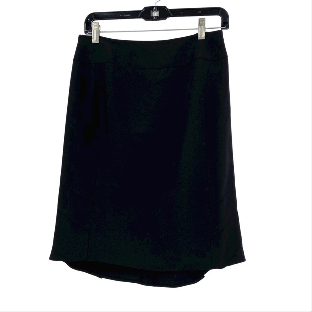 Black midi skirt with unique back design size 4